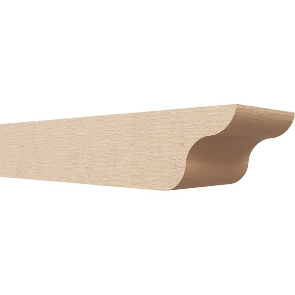 Ekena Millwork 6in. W x 4in. H x 20in. L Carmel Woodgrain TimberThane Rafter Tail, Primed Tan RFTUR06X04X20CARRCPR - main
